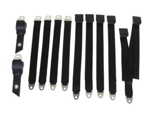 Picture of 1968-1969 B-body Convertible Bench Seat Belt Set