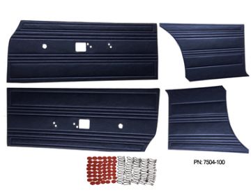 Show details for 1969 Satellite Roadrunner Door Panel Front & Rear Set Picture of 1969 Satellite Roadrunner Door Panel Front & Rear Set