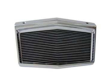 Show details for 1966-70 B-body Diecast Chrome Console Back Trim Picture of 1966-70 B-body Diecast Chrome Console Back Trim