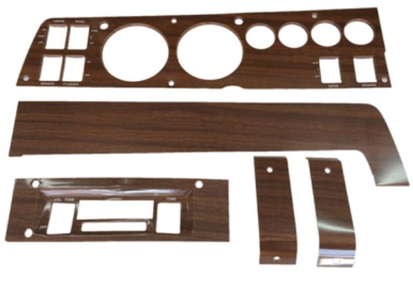 Picture of 1969 B-body Woodgrain Rallye Dash Bezel Kit (No AC, AM/FM)