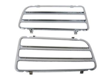 Show details for 1970 Plymouth Cuda Chrome Taillight Bezels Picture of 1970 Plymouth Cuda Chrome Taillight Bezels