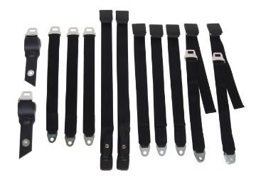 Show details for 1850-69BUK Mopar 1968-69 B-body Bucket Seat Belt Set Picture of 1850-69BUK Mopar 1968-69 B-body Bucket Seat Belt Set