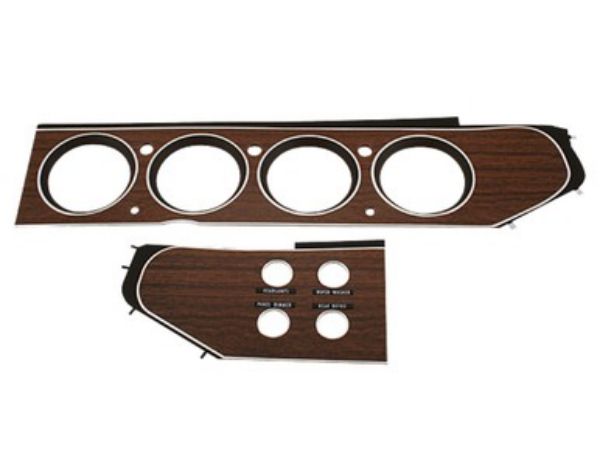 Picture of 1970-71 E-body Rallye Dash Bezel Kit (4-Switch)