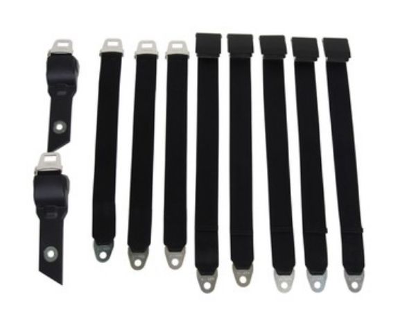 Picture of 1968-1969 B-body Convertible Bucket Seat Belt Set