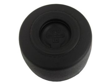 Show details for 1966-70 A,B,C-body Rallye Woodgrain Steering Wheel Horn Button Picture of 1966-70 A,B,C-body Rallye Woodgrain Steering Wheel Horn Button
