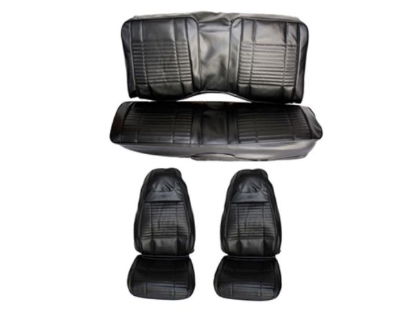 Picture of 5501C-BUK-C 1970 Challenger Convertible Front & Rear Bucket Seat Cover Set