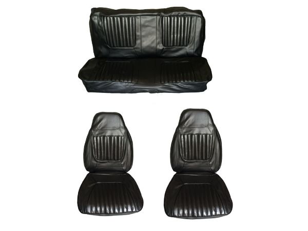 Picture of 5506-BUK-100 1971 Challenger Front Bucket Rear Bench Seat Cover