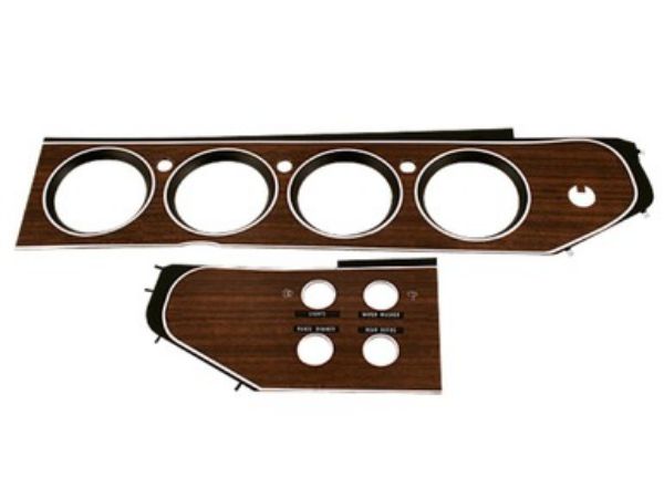 Picture of 1972-74 E-body Rallye Dash Bezel Kit (4 Switch)