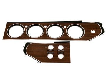 Show details for 1972-74 E-body Rallye Dash Bezel Kit (4 Switch) Picture of 1972-74 E-body Rallye Dash Bezel Kit (4 Switch)