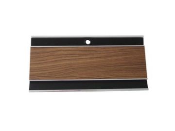 Show details for 1969-70 B-body Diecast Woodgrain Console Glove Box Door Picture of 1969-70 B-body Diecast Woodgrain Console Glove Box Door