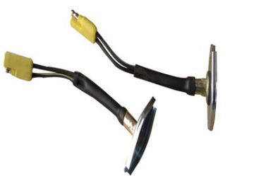 Show details for 1970-71 Plymouth Front Side Marker Pig Tails Picture of 1970-71 Plymouth Front Side Marker Pig Tails