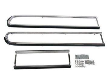 Show details for  1970 Dodge Challenger Taillight Bezels Picture of  1970 Dodge Challenger Taillight Bezels