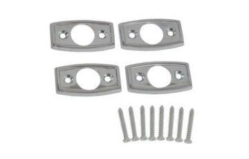 Show details for 1966-67 A,B,C-body Bucket Seat Headrest Mounting Bezels Picture of 1966-67 A,B,C-body Bucket Seat Headrest Mounting Bezels