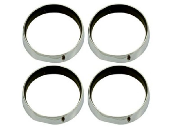 Picture of Mopar 1971 Plymouth Cuda Chrome Headlight Bezels - Set of 4