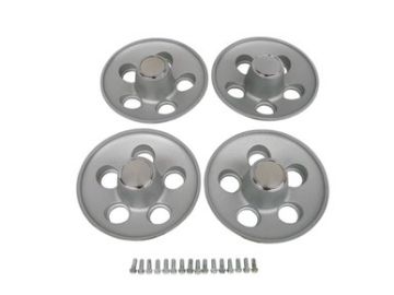 Show details for 1970 B,E-body Light Argent Silver Rally Wheel Center Caps Picture of 1970 B,E-body Light Argent Silver Rally Wheel Center Caps