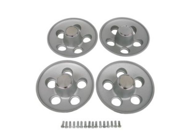 Picture of 1970 B,E-body Light Argent Silver Rally Wheel Center Caps