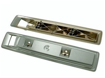 Show details for 1966-1970 B-body 16" Front Chrome Armrest Base Picture of 1966-1970 B-body 16" Front Chrome Armrest Base