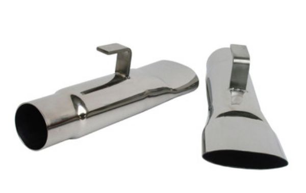 Picture of 1971-74 B-body 3" Long Style Slotted Exhaust Tips
