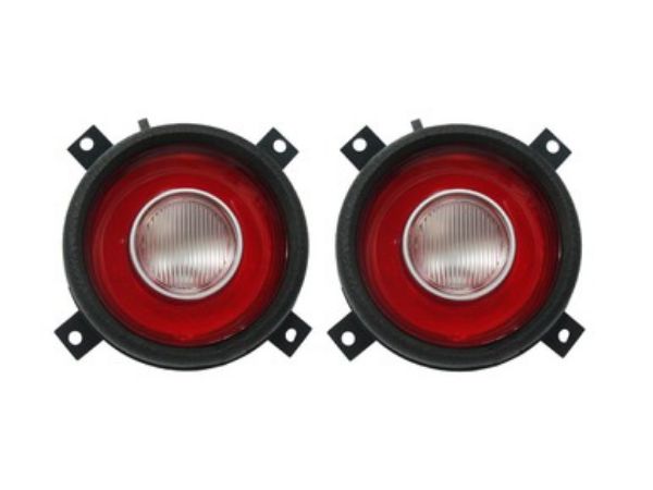 Picture of 1972-74 Plymouth Cuda Taillight Lenses (with Back-up Lens)