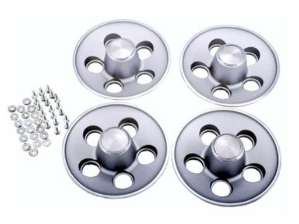 Picture of 1970 A-body Light Argent Silver Rally Wheel Center Caps