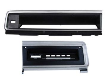 Show details for 1967-69 Dodge Dart Standard Dash Bezel Kit (AC) Picture of 1967-69 Dodge Dart Standard Dash Bezel Kit (AC)