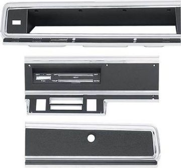 Show details for 1967-69 Dodge Dart Dash Bezel Kit (no AC) Picture of 1967-69 Dodge Dart Dash Bezel Kit (no AC)