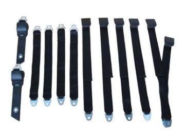Show details for 3850-70CBEN 1970-71 A-body Convertible Bench Seat Belt Set Picture of 3850-70CBEN 1970-71 A-body Convertible Bench Seat Belt Set