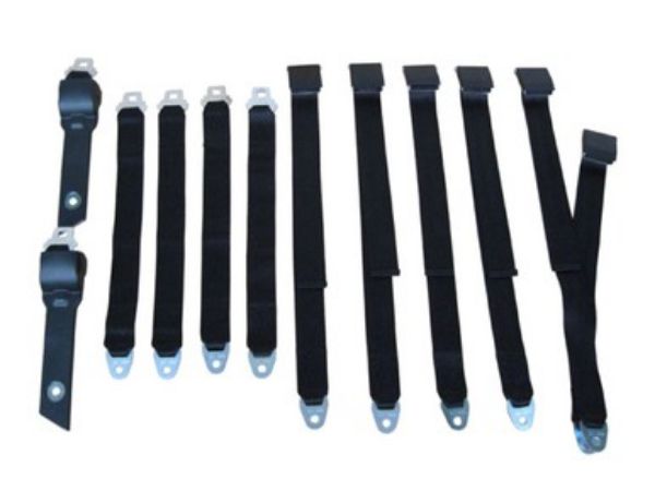 Picture of 3850-70CBEN 1970-71 A-body Convertible Bench Seat Belt Set