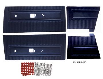 Show details for  1971 Dart Swinger Scamp Door Panels Front & Rear Set Picture of  1971 Dart Swinger Scamp Door Panels Front & Rear Set