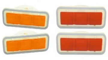 Show details for 1971 Plymouth Roadrunner and GTX Side Marker Lens Set Picture of 1971 Plymouth Roadrunner and GTX Side Marker Lens Set