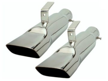 Show details for 1968-70 Dodge Charger 2-1/4" Stainless Steel Exhaust Tips Picture of 1968-70 Dodge Charger 2-1/4" Stainless Steel Exhaust Tips