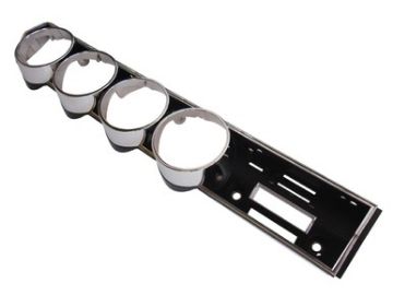 Show details for 1966-67 Dodge Charger Gauge Bezel (NO AC) Picture of 1966-67 Dodge Charger Gauge Bezel (NO AC)