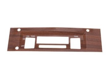 Show details for 1969 B-body Rallye Woodgrain AM/FM Radio Bezel Picture of 1969 B-body Rallye Woodgrain AM/FM Radio Bezel