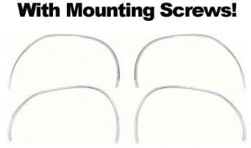 Show details for 1970-1974 Dodge Challenger Wheel Opening Trim Molding Set with Screws Picture of 1970-1974 Dodge Challenger Wheel Opening Trim Molding Set with Screws