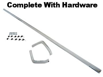 Show details for 1970 Challenger Rear Quarter & Trunk Moldings Set w/ hardware Picture of 1970 Challenger Rear Quarter & Trunk Moldings Set w/ hardware