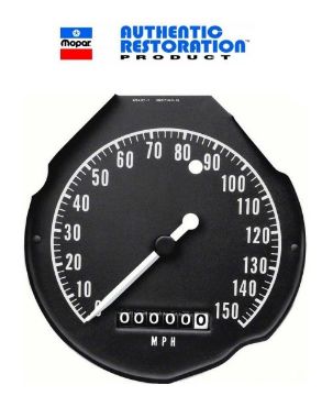 Show details for 1968-1970 Mopar B-Body Rallye Gauge 150 Mph Speedometer Picture of 1968-1970 Mopar B-Body Rallye Gauge 150 Mph Speedometer