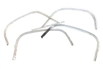 Show details for 1970 -1972 Chevrolet El Camino Wheel Opening Moldings - 4 Piece Set w/screws Picture of 1970 -1972 Chevrolet El Camino Wheel Opening Moldings - 4 Piece Set w/screws