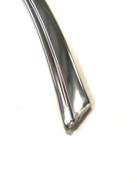 Show details for 1968-1972 Chevelle Chrome Stainless Rear Hood Lip Edge Molding Picture of 1968-1972 Chevelle Chrome Stainless Rear Hood Lip Edge Molding