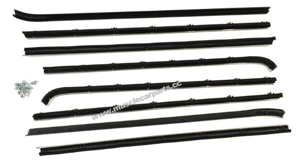 Picture of 1968 1970 Charger Window Felts Fuzzies Full Kit