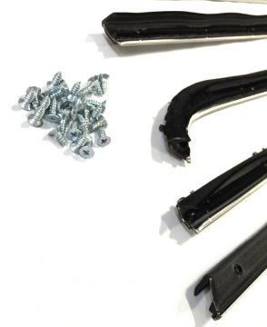 Show details for 1968 1970 Charger Window Felts Fuzzies Full Kit Picture of 1968 1970 Charger Window Felts Fuzzies Full Kit