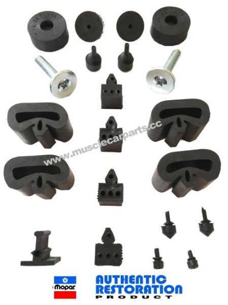 Picture of 1972-1974 A- Body (Duster, Dart, Valiant) Bumper Kit Package EXCEPT 1973 Hardtop