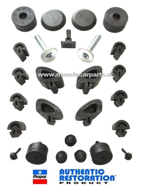 Picture of 1968 Dodge Plymouth C Body Bumper Kit Package - Fits 4 door only