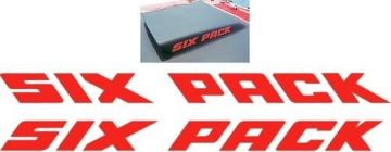 Show details for 1969 1/2 Dodge Super Bee Six Pack A12 Lift Off Hood Decals RED (set of two) Picture of 1969 1/2 Dodge Super Bee Six Pack A12 Lift Off Hood Decals RED (set of two)