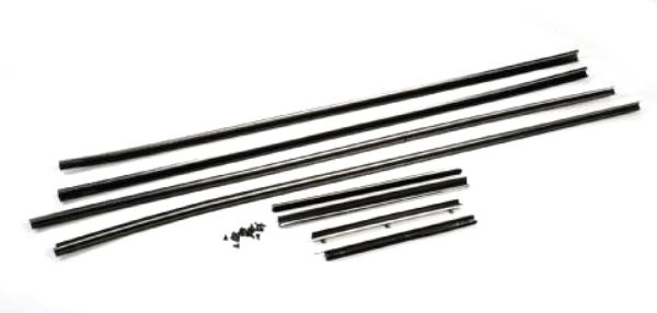 Picture of 1966-1967 Pontiac GTO/Lemans 2-Door Hardtop Window Felts Fuzzies Standard Kit
