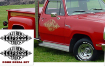 Picture of 1978 1979 Dodge Li'l Red Express Truck Stripe and Lettering Decal Kit