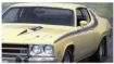 Picture of 1973 Plymouth Road Runner Side & Solid Roof Stripe Kit - 2 Mirrors