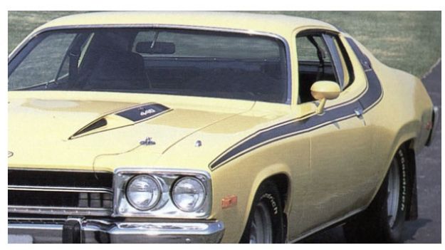 Picture of 1973 Plymouth Road Runner Side & Solid Roof Stripe Kit - 2 Mirrors