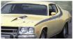 Picture of 1973 Plymouth Road Runner Side & Solid Roof Stripe Kit - 1 Mirror