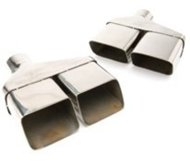 Picture of 1970 1971 1972 1973 1974 Dodge Challenger Stainless Steel Exhaust Tips 3" inlet