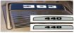 Picture of 1972 Plymouth Road Runner or GTX Hood Bezel Decal - 440
